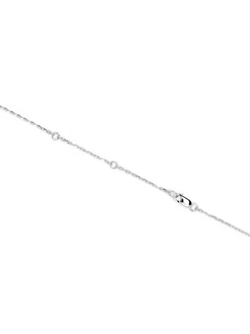 18k White Gold Serti Sur Vide Diamond Necklace