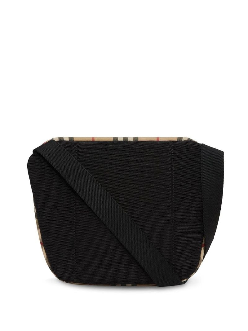 Beige Archie Vintage Check Cross Body Bag
