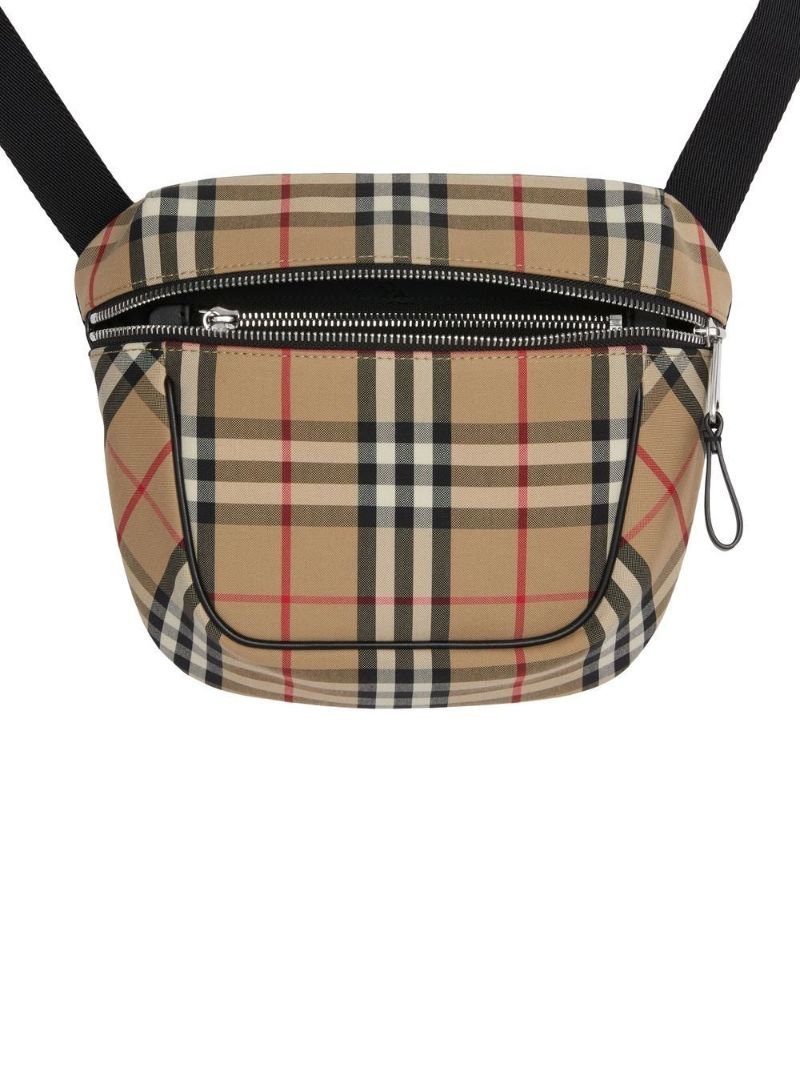 Beige Archie Vintage Check Cross Body Bag