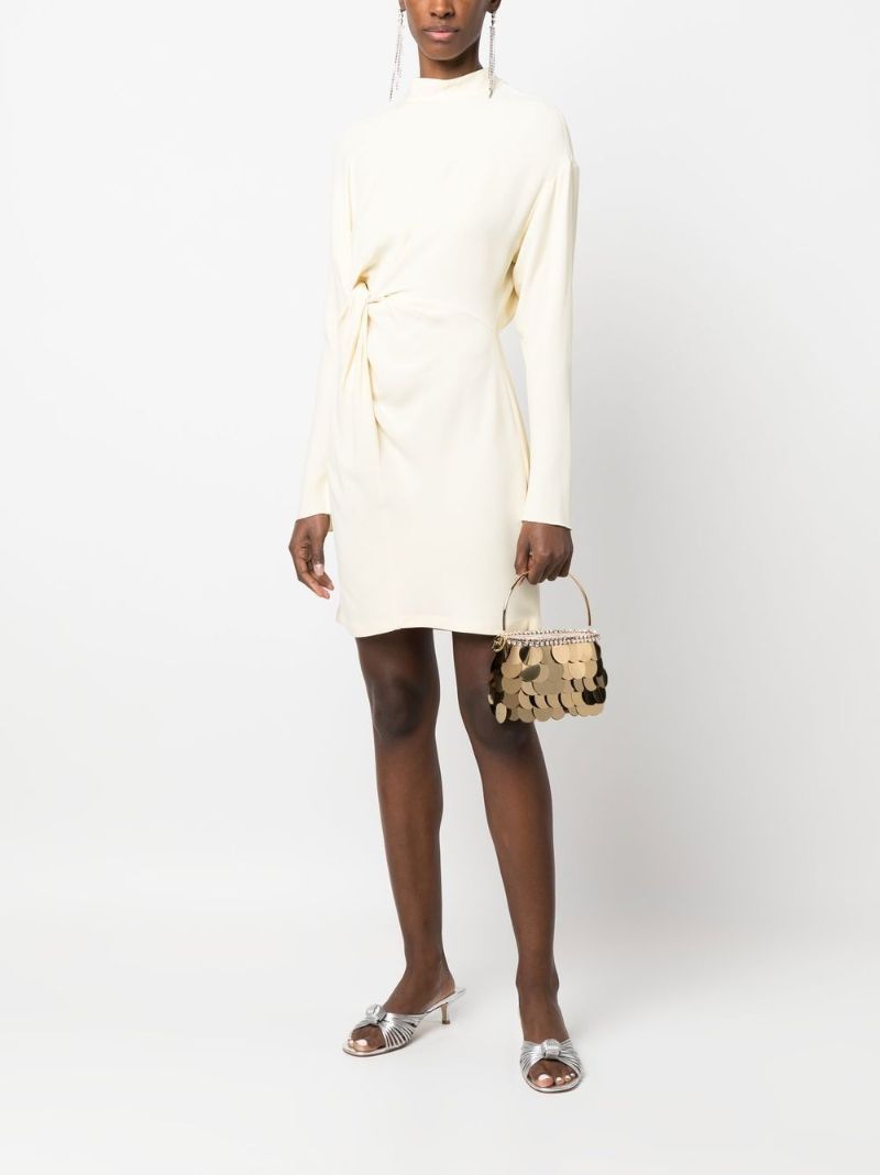 Gold Large Sequin Top Handle Bag
