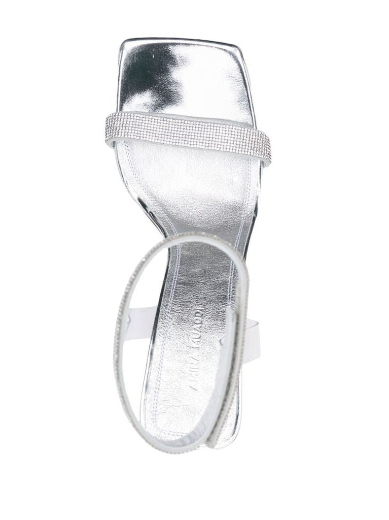 Silver Rih 95 Crystal Sandals