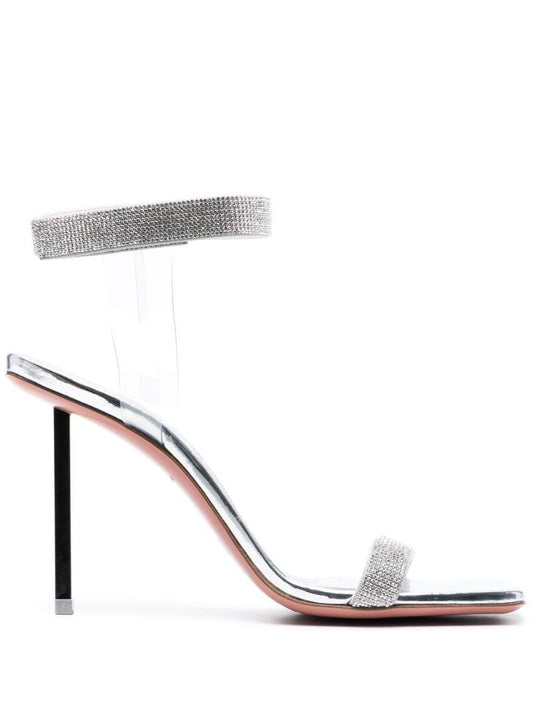 Silver Rih 95 Crystal Sandals