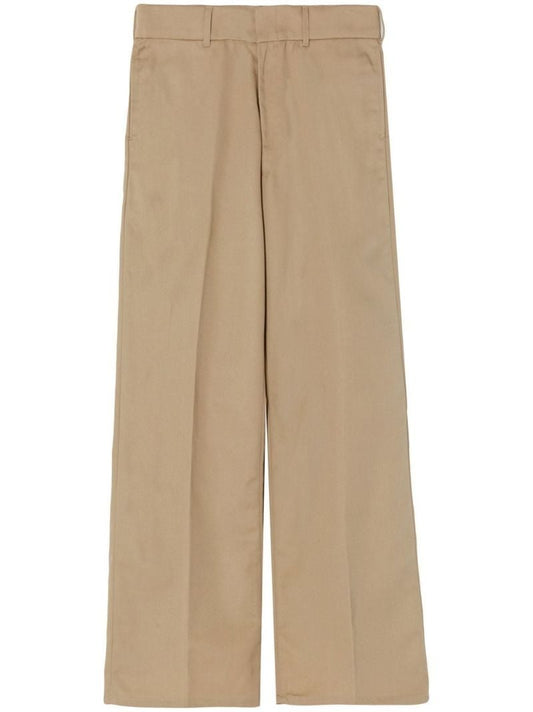 Neutral Wide-leg Trousers