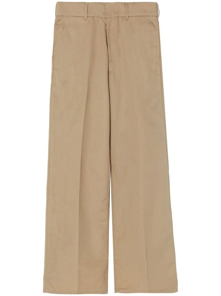 Neutral Wide-leg Trousers