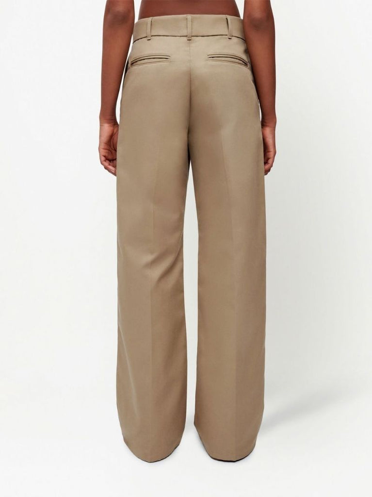 Neutral Wide-leg Trousers