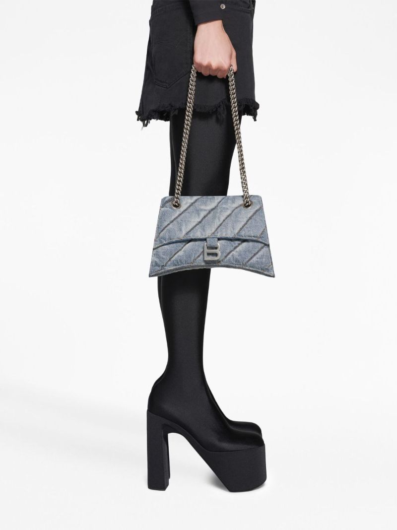 Blue Crush Medium Denim Shoulder Bag