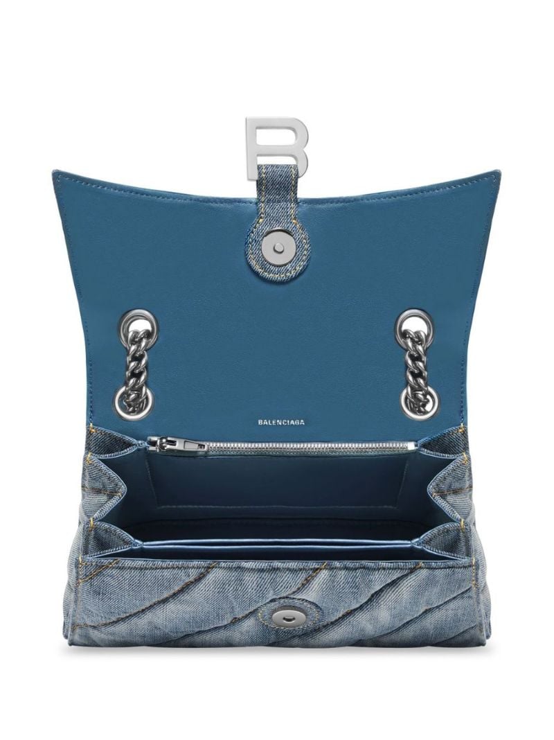 Blue Crush Medium Denim Shoulder Bag