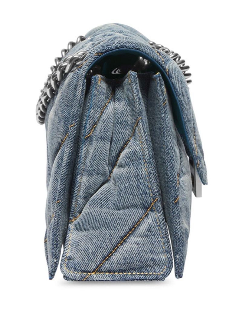 Blue Crush Medium Denim Shoulder Bag