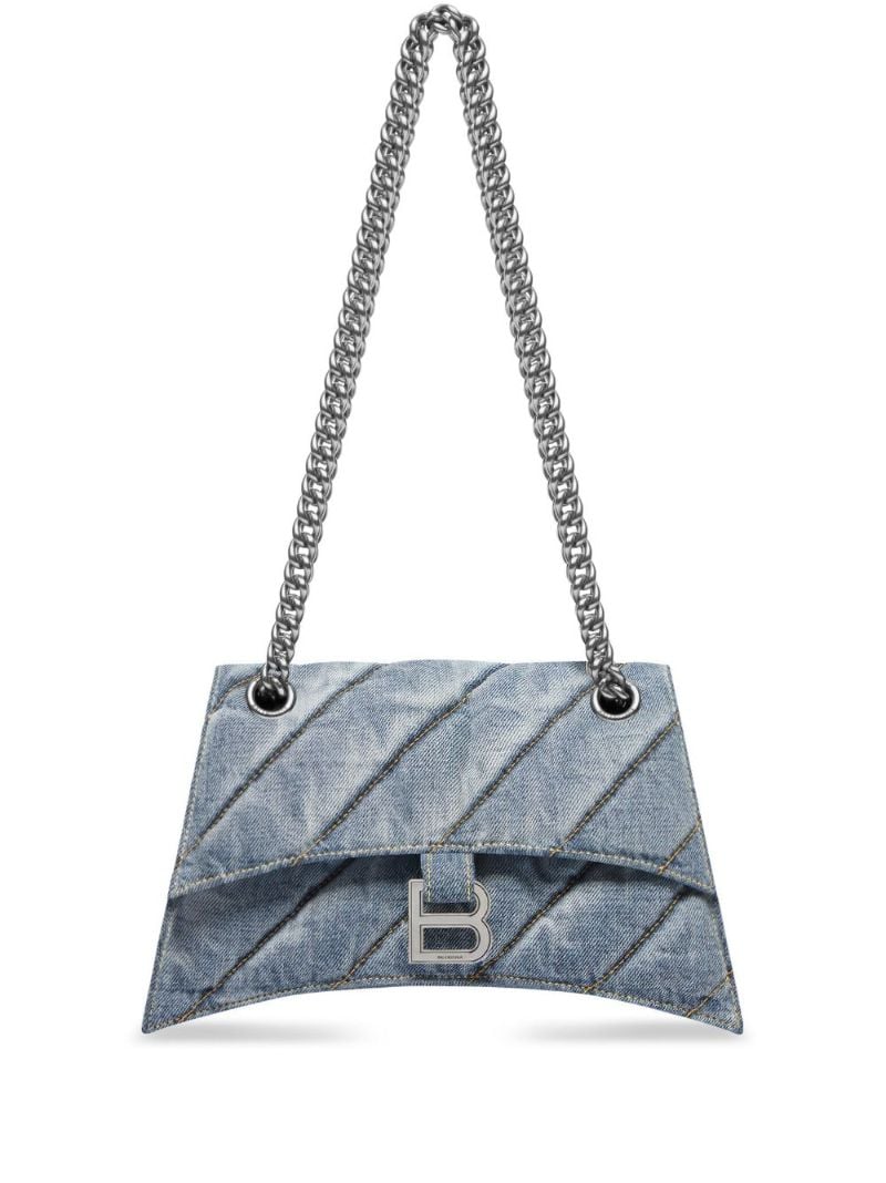 Blue Crush Medium Denim Shoulder Bag