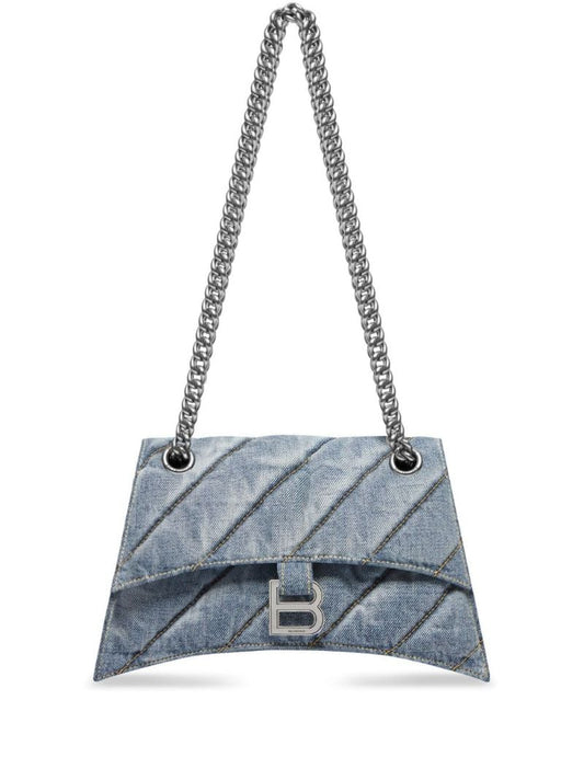 Blue Crush Medium Denim Shoulder Bag