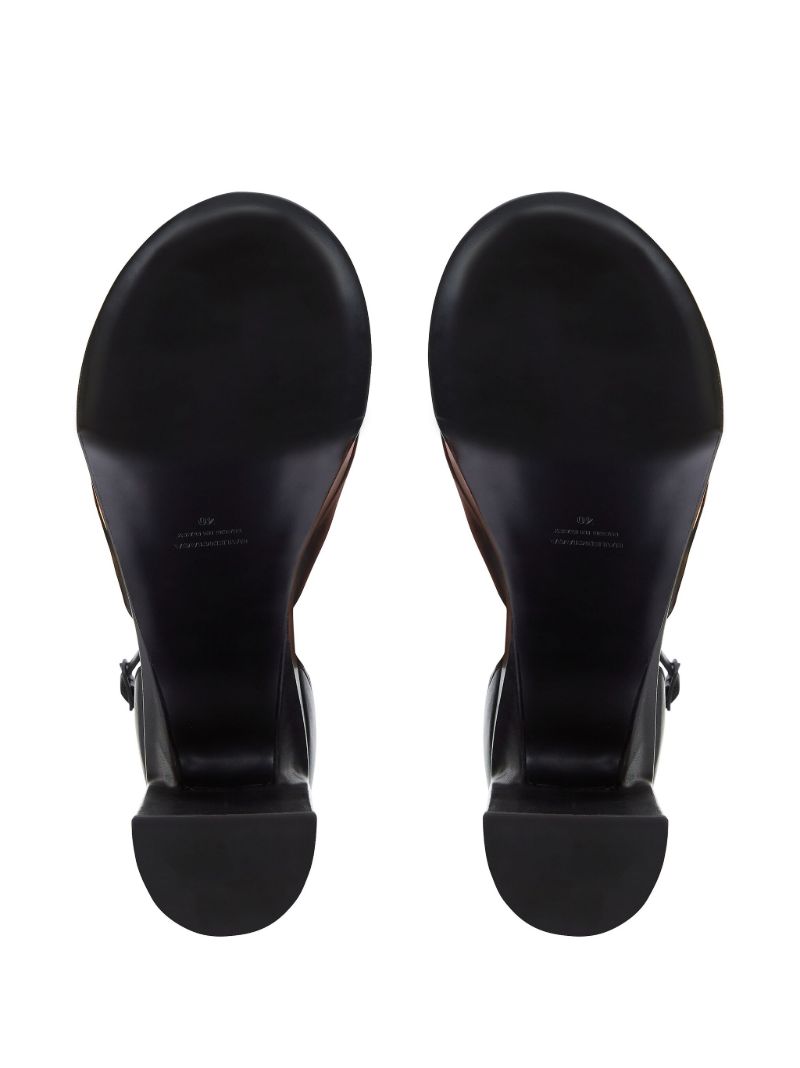 Black Camden 160 Leather Sandals