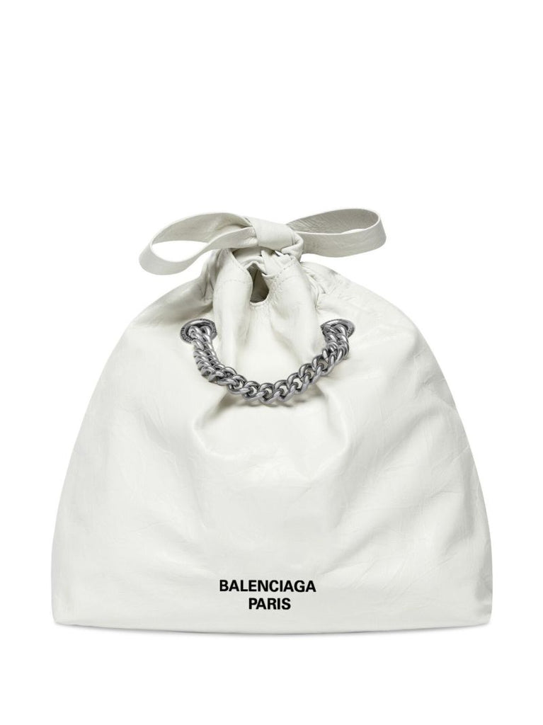 White Crush Small Tote Bag