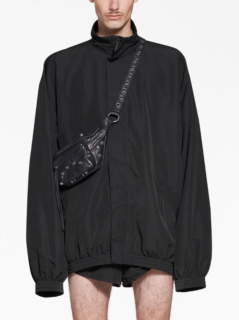 Black Le Cagole Studded Belt Bag