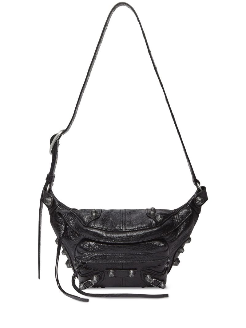Black Le Cagole Studded Belt Bag