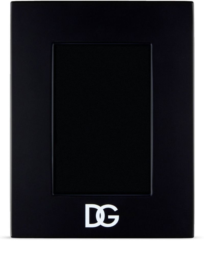 Monogram-print Photo Frame