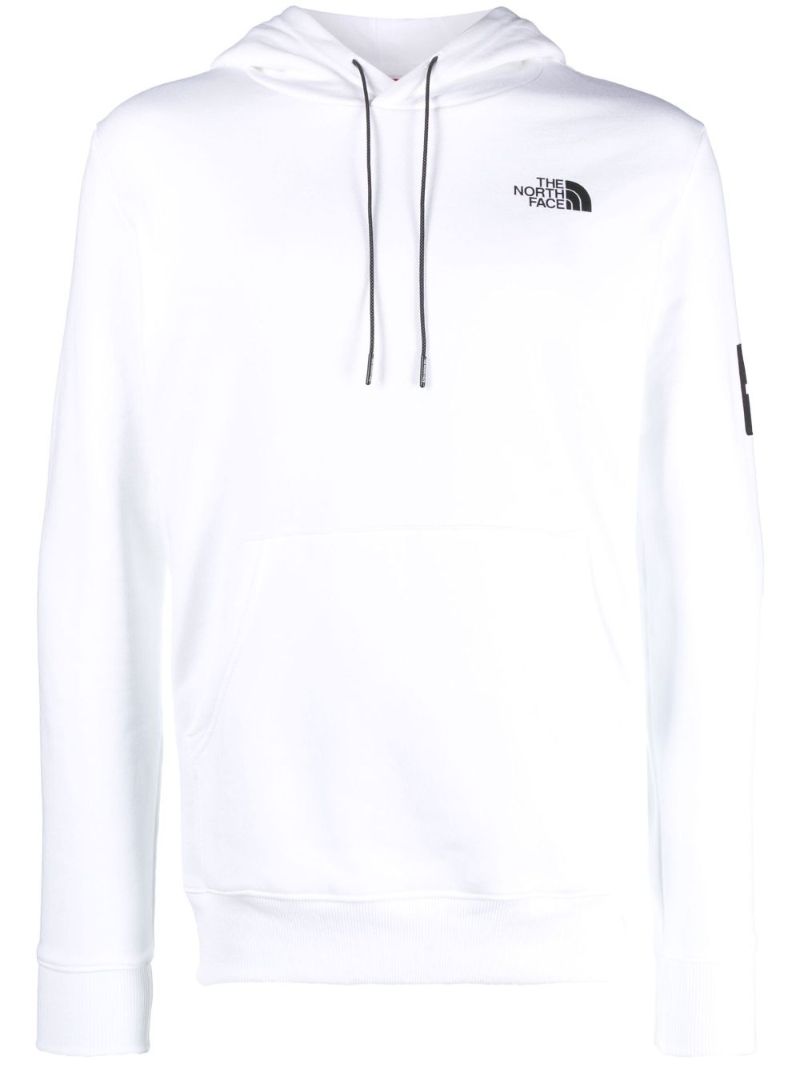 White Never Stop Exploring Cotton Hoodie
