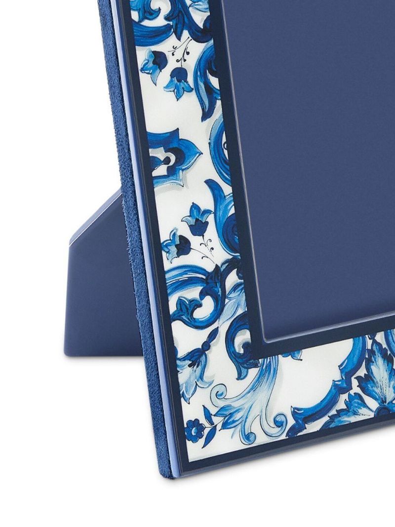 Blu Mediterraneo Lacquered Wood Frame