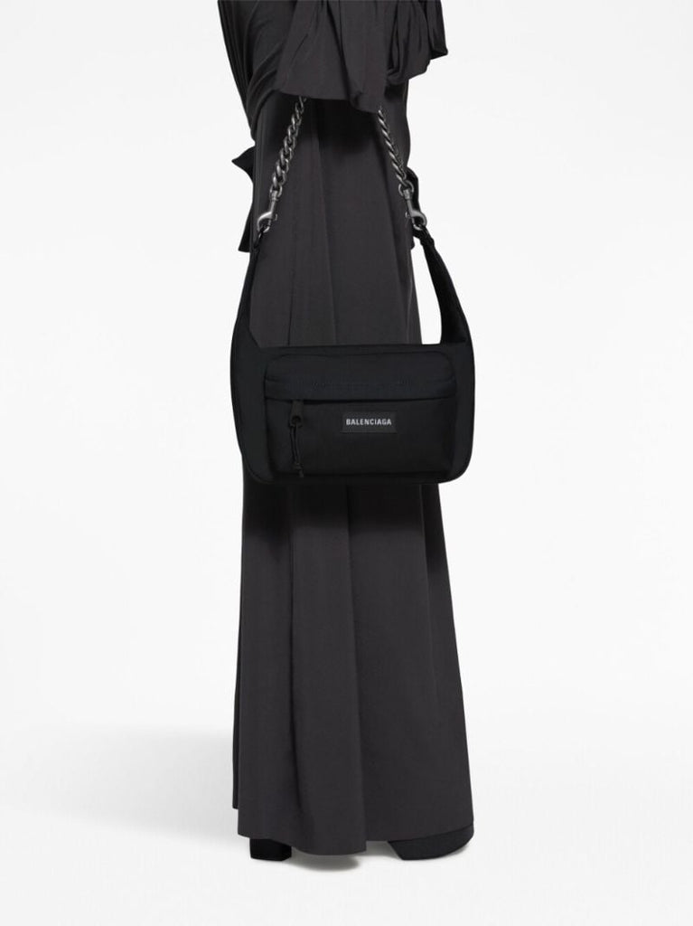 Black Medium Raver Shoulder Bag