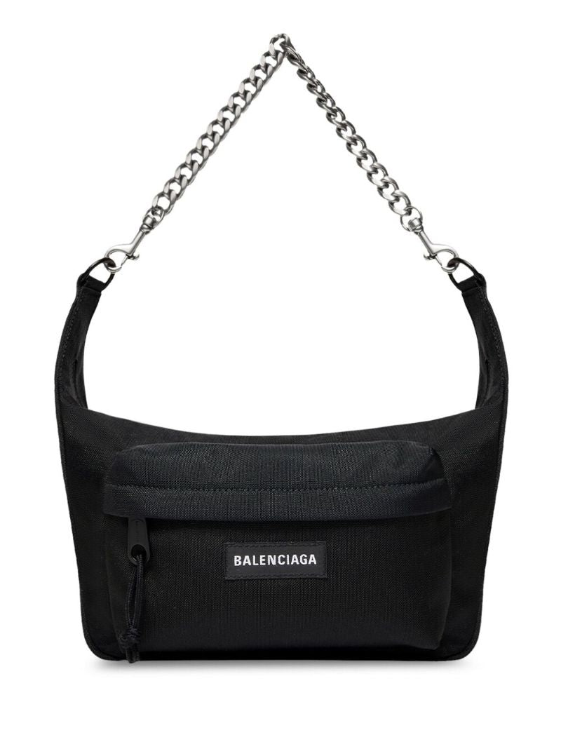 Black Medium Raver Shoulder Bag