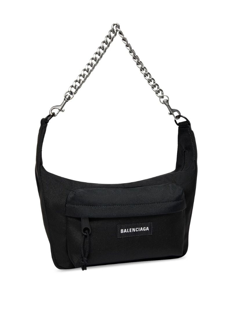 Black Medium Raver Shoulder Bag