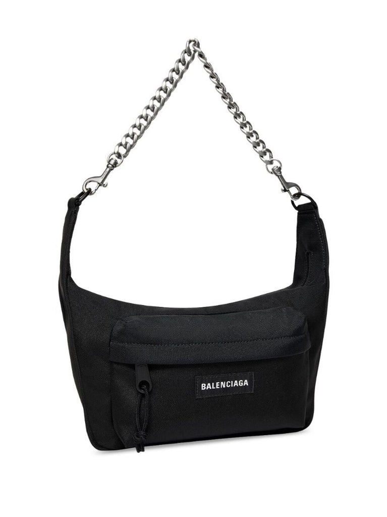 Black Medium Raver Shoulder Bag