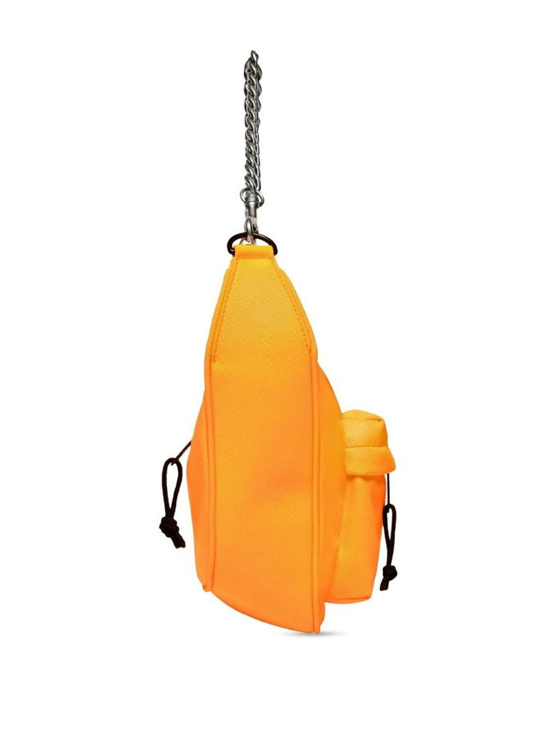 Orange Raver Logo Patch Shoulder Bag