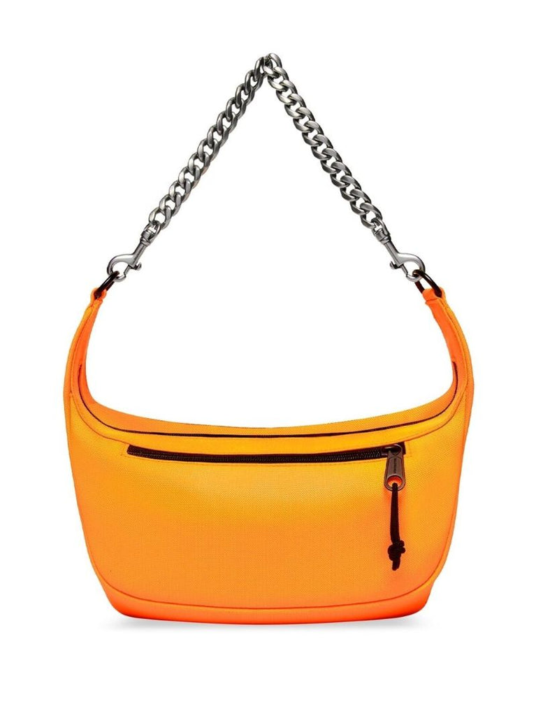 Orange Raver Logo Patch Shoulder Bag