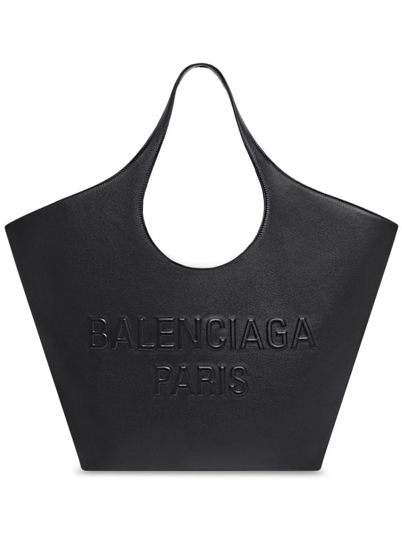 Black Mary-kate Leather Tote Bag