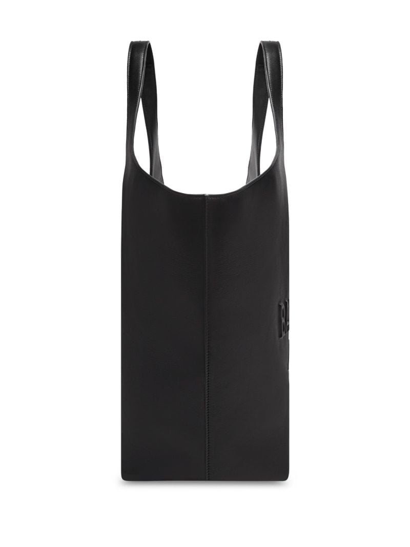 Black Mary-kate Leather Tote Bag