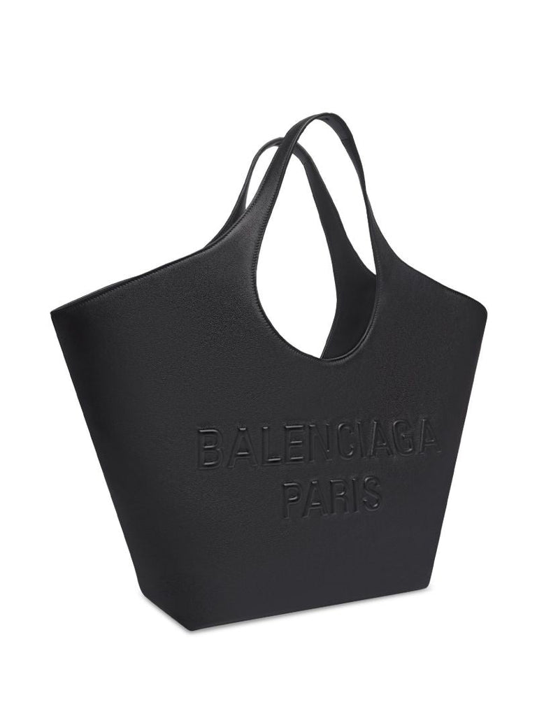 Black Mary-kate Leather Tote Bag