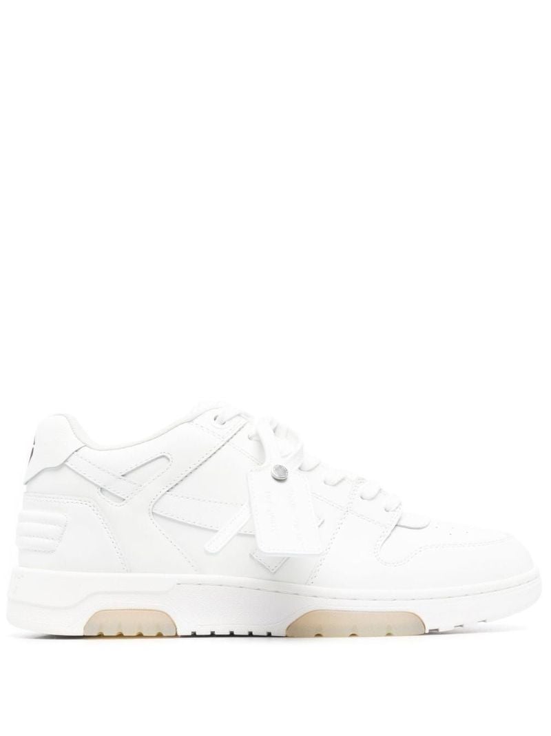 White Out of Office Leather Sneakers