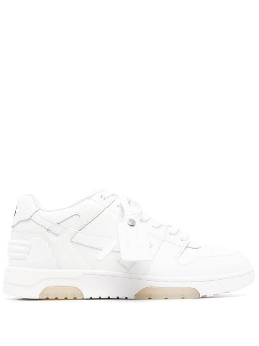 White Out of Office Leather Sneakers