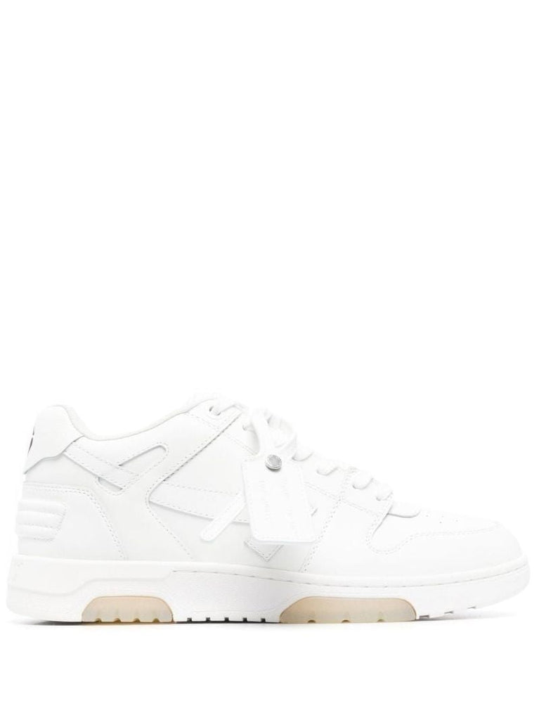 White Out of Office Leather Sneakers