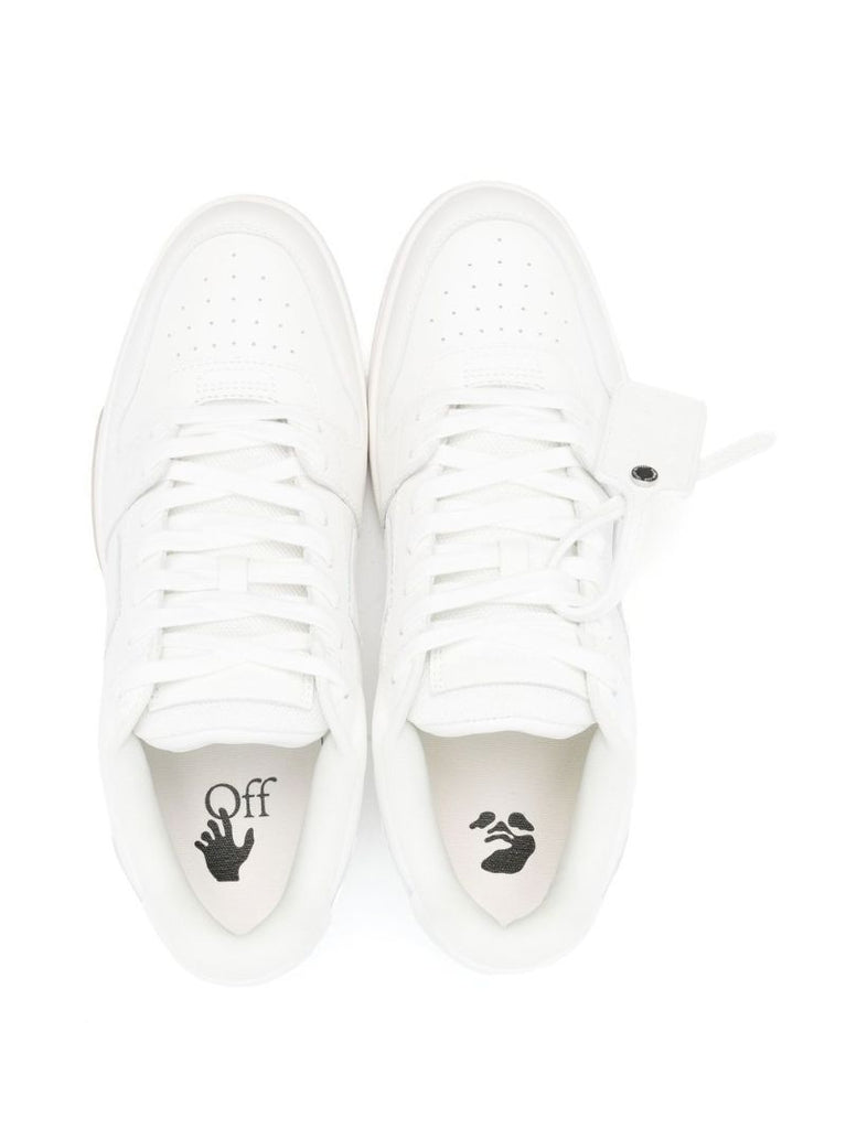White Out of Office Leather Sneakers