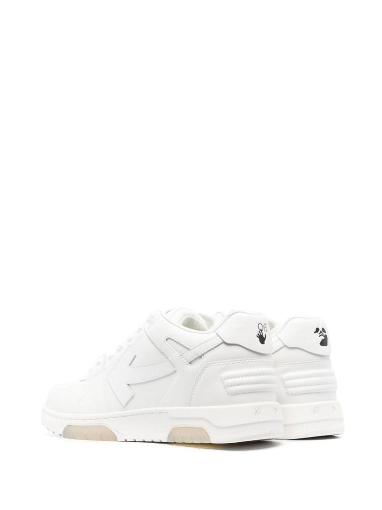 White Out of Office Leather Sneakers