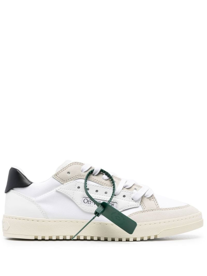 White 5.0 Leather Sneakers