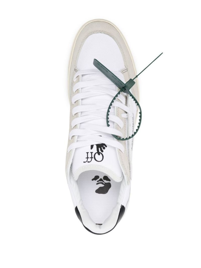 White 5.0 Leather Sneakers