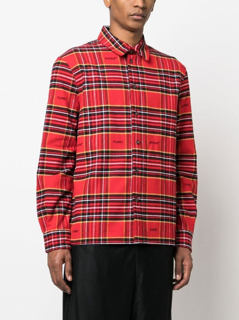 Red Plaid Flannel Shirt