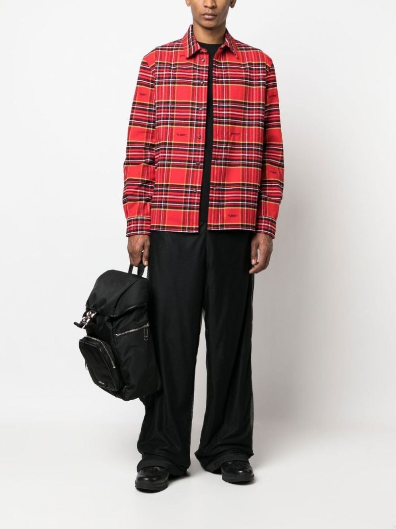 Red Plaid Flannel Shirt