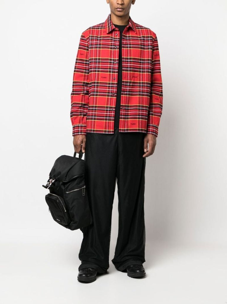 Red Plaid Flannel Shirt