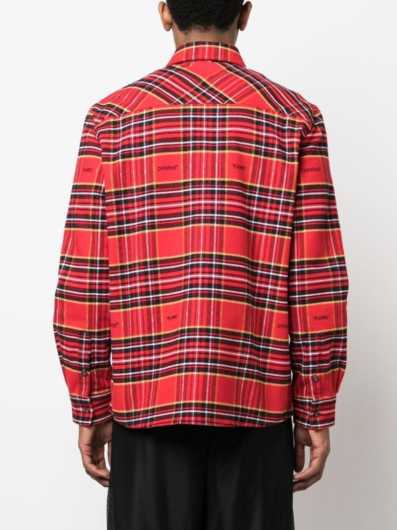 Red Plaid Flannel Shirt