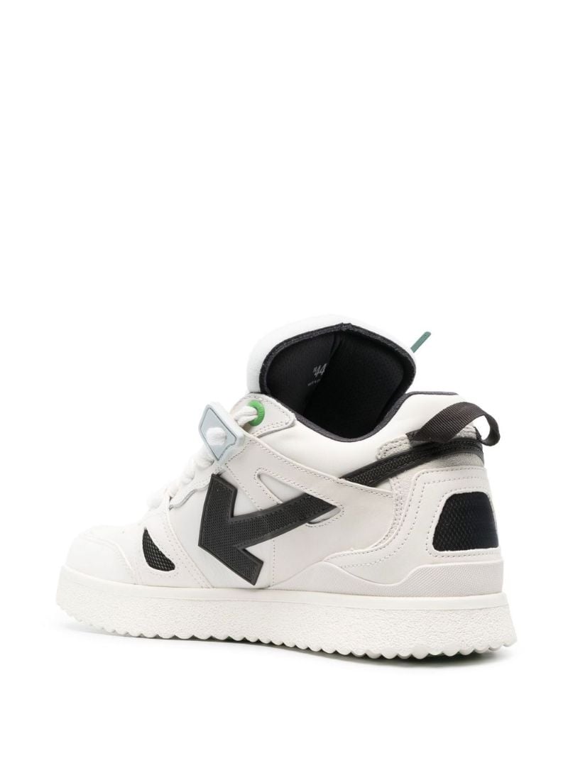White Sponge Mid-top Sneakers