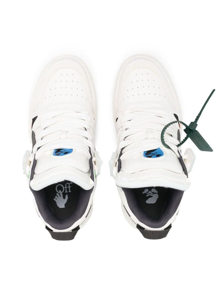 White Sponge Mid-top Sneakers