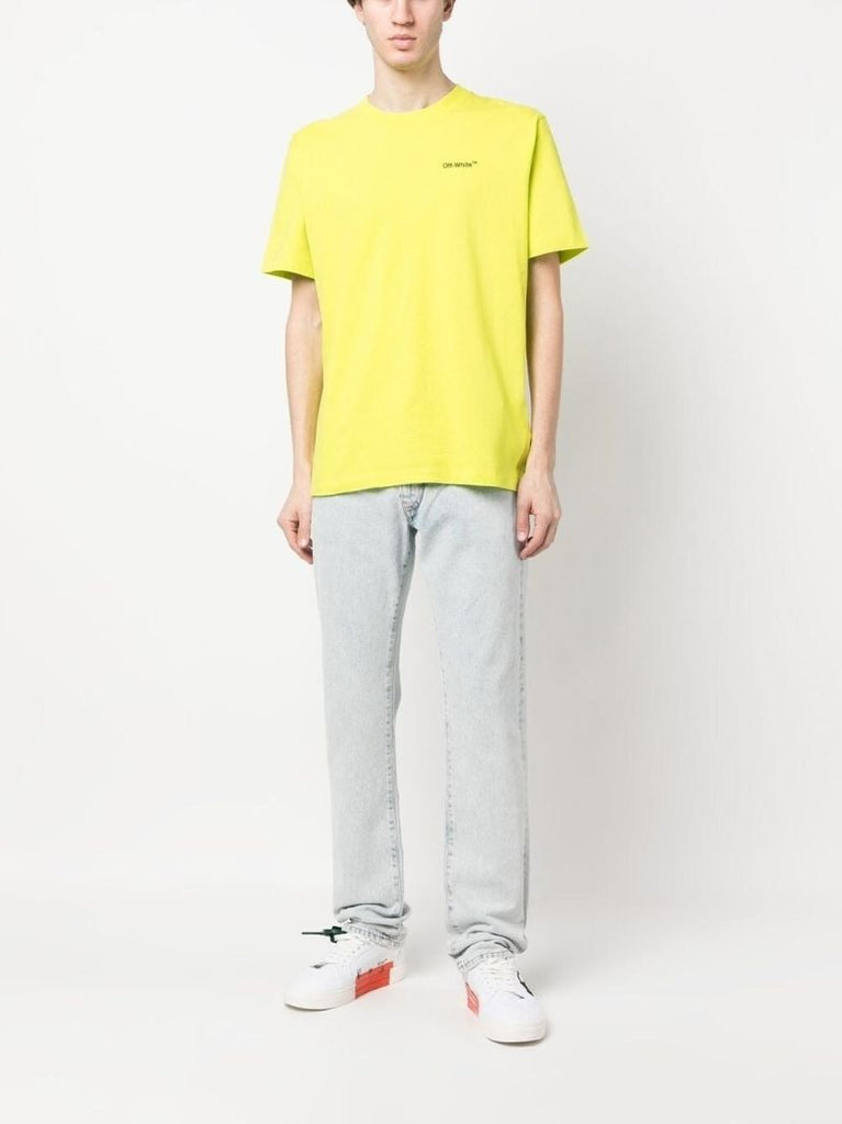 Blue Arrows Cotton Straight Jeans
