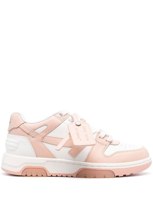 Pink Out of Office Leather Sneakers