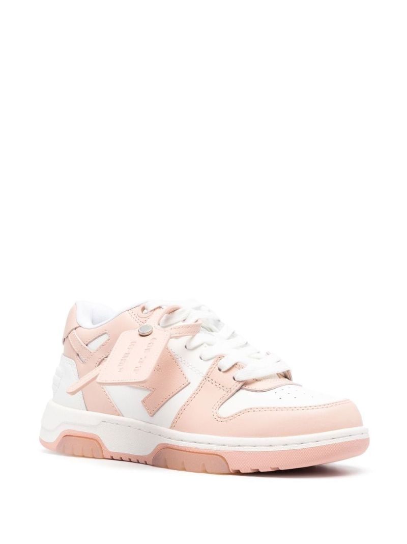 Pink Out of Office Leather Sneakers
