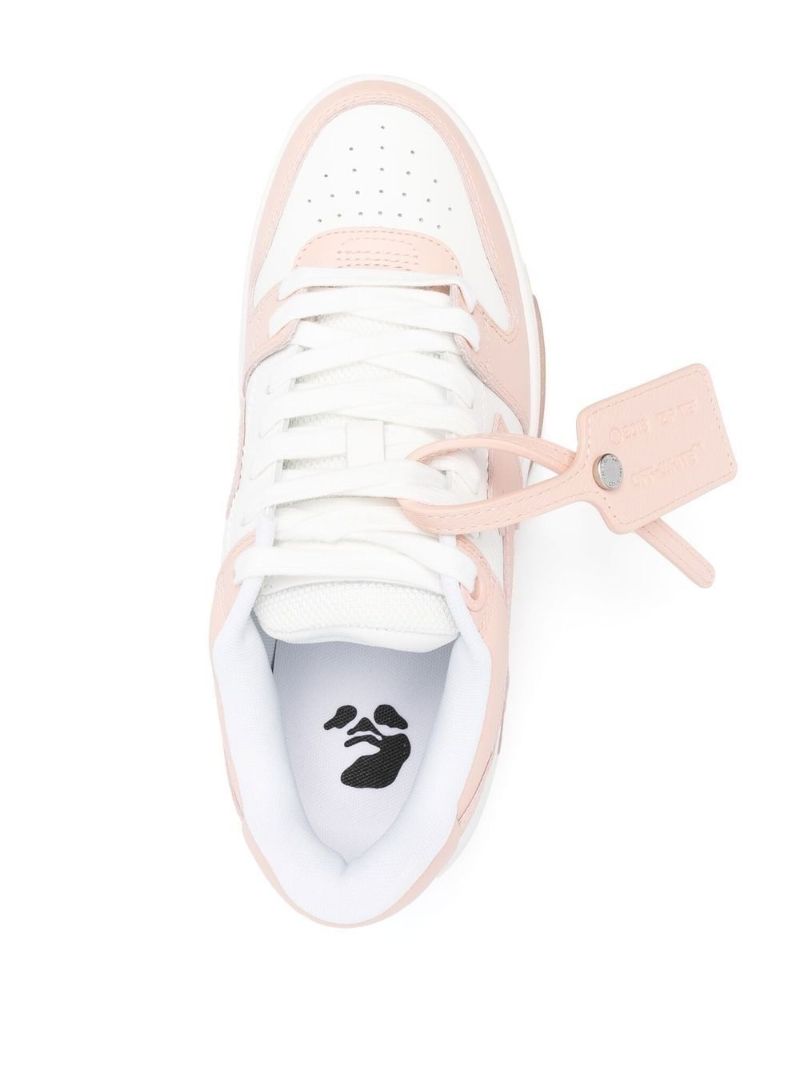 Pink Out of Office Leather Sneakers