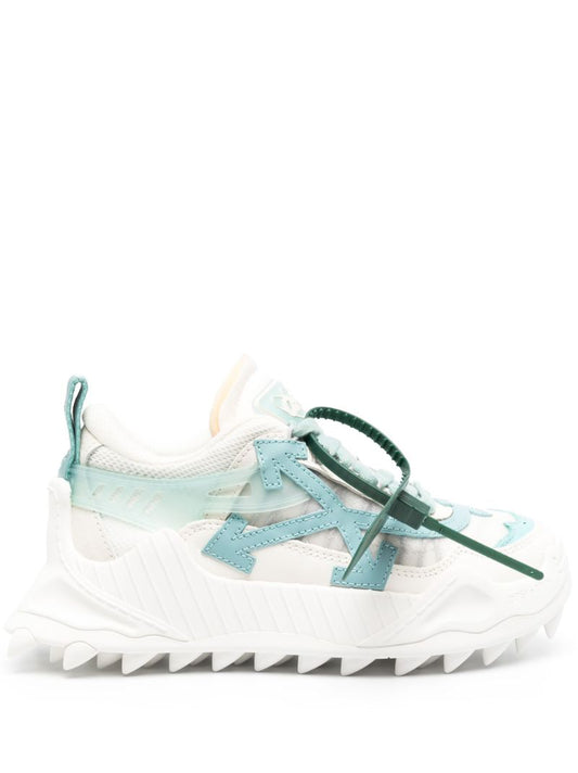 White Odsy-1000 Panelled Trainers