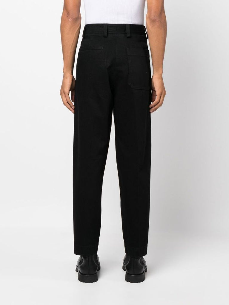 Black Straight-leg Jeans