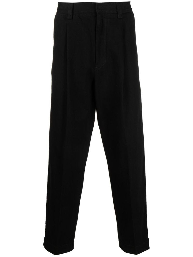 Black Straight-leg Jeans